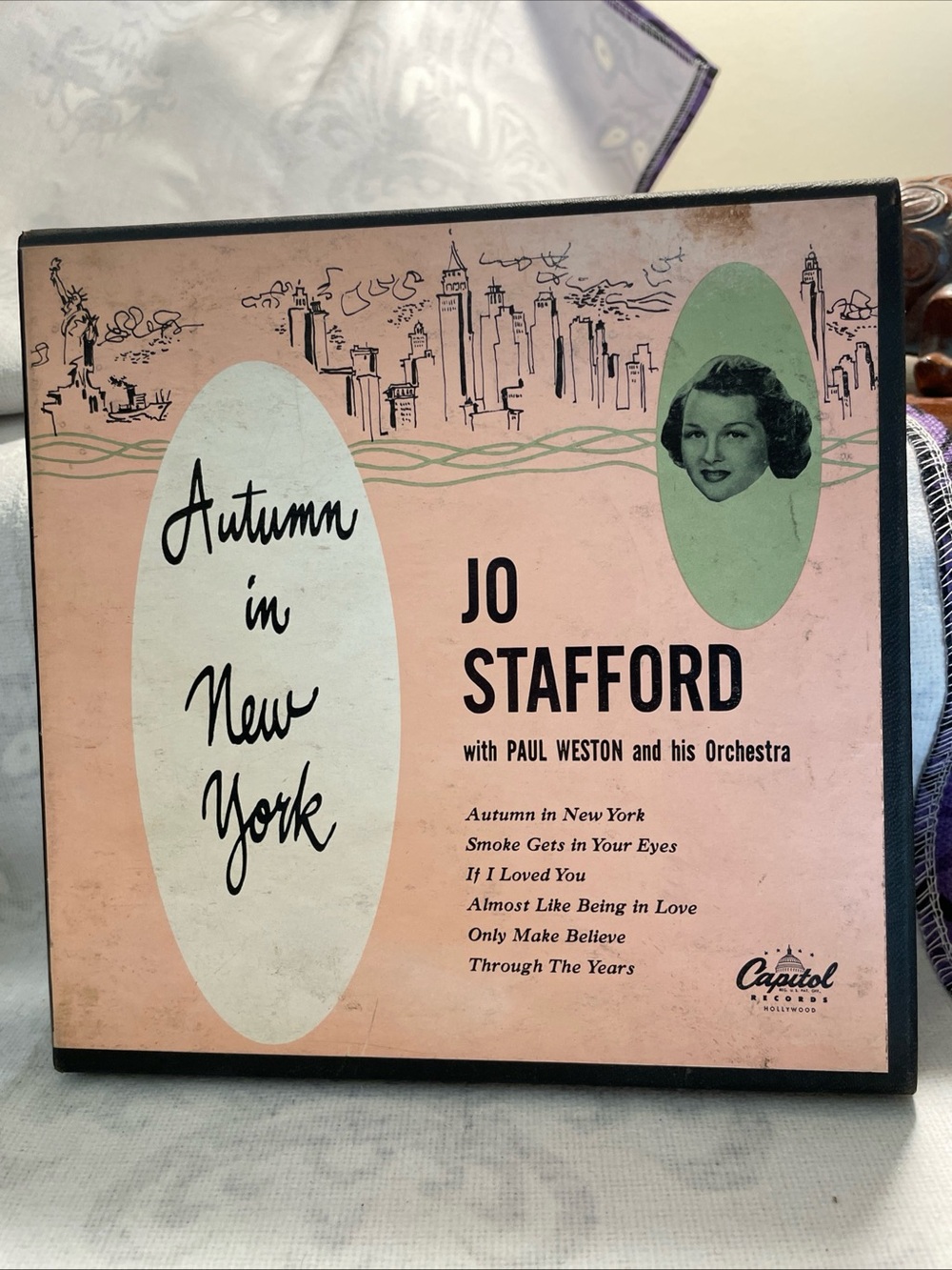 Autumn in New York - Jo Stafford/Paul Weston & His Orchestra Capitol Records 10"